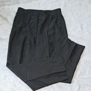 Lauren Ralph Lauren Black Pleated Trousers